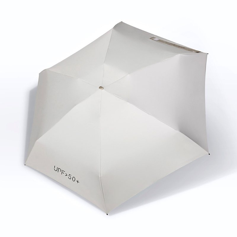 Mini Parasol Słoneczny Z 5 Fałdami Przeciwsłoneczny Z Ochroną Uv Z Płaską Rączką Wiatroodporny Konstrukcyjny