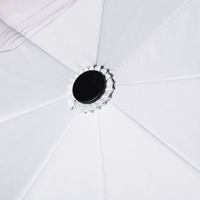 Odporny Na Promieniowanie Uv Parasol Z Kreskówek Na Słońce I Deszcz Kreatywny 3 Składany Pozwala Na Dostosowanie