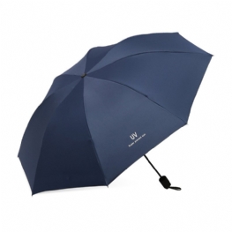 T076 Prezent Reklamowy Parasol Trzy Składane Grube Winylowe Słoneczny Uv Dziewięć Ze Sklejki 5 Kolorów