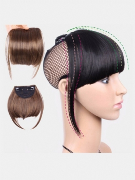 Air Bangs Wig Kawałek Włókna Chemiczne Bez Śladu Bezszwowa Grzywka Przedłużanie Włosów