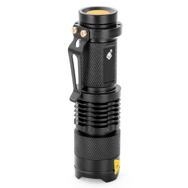 Wodoodporna Latarka Led Q5 2000lm 3 Tryby Zoomable Samoobrona Bez Szoku Tazer Mini Długopis