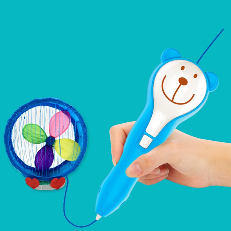 Kreskówka Niedźwiedź Trójwymiarowy Długopis Do Drukowania Dla Niemowląt Niska Temperatura I Przyjazny Dla Środowiska Doodle Diy Plastikowy