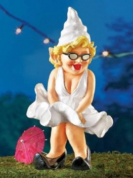 1 Pc Gnome Dwarf Boże Narodzenie Święto Dziękczynienia Ozdoba Urodzinowa Słynna Piosenkarka Gwiazda Filmowa Taniec Monroe Żywica Dekoracja Do Przydomowego Ogrodu Festiwal Prezent