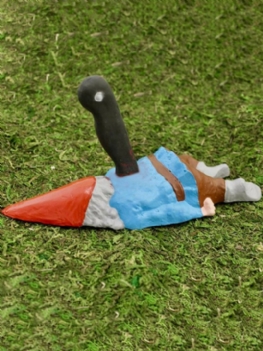 1 Pc Halloween Kreatywny Zombie Gnome Karzeł Parodia Rzeźby Ogrodowe Ogrodnictwo Na Zewnątrz Zabawny Ogród Dom Rzemiosło