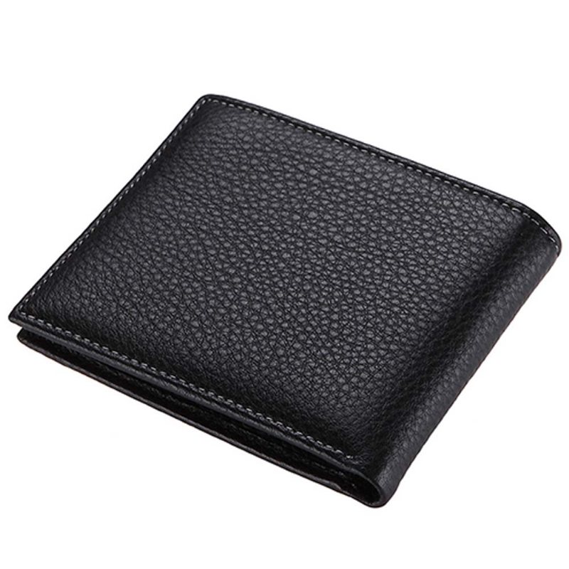 Bifold Side Flip Wallet Wysokiej Klasy Biznesowy Portfel Męski Męska Wielofunkcyjna Torebka Podróżny O Dużej Pojemności
