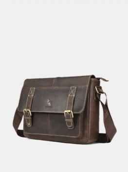 Biznesowa Torba Na Ramię Z Prawdziwej Skóry W Stylu Vintage Dla Mężczyzn
