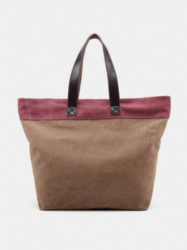 Damska Płócienna Torba Hitcolor Tote Casual Torebka Na Ramię