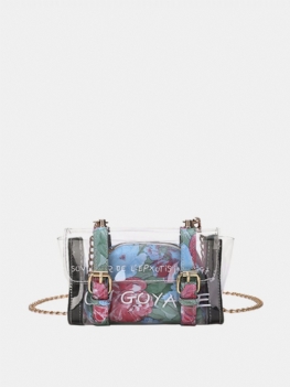 Damska Torebka Typu Crossbody Z Nadrukiem Galaretki Stylowa Szykowna Torba Na Ramię Z Pvc