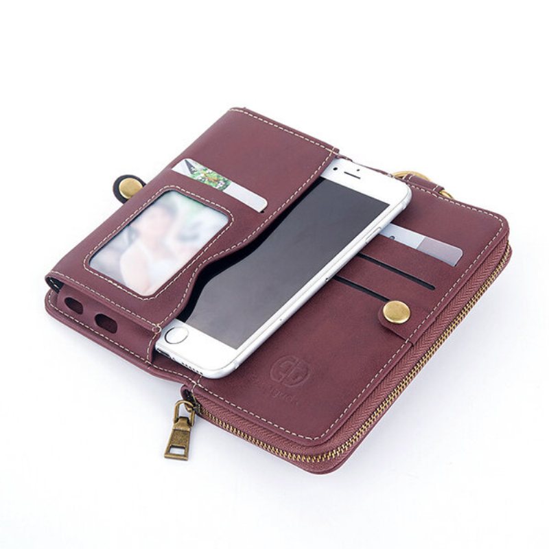 Iphone7/iphone7 Plus Portfel Telefon Combo Wielofunkcyjny Zamek Kabura
