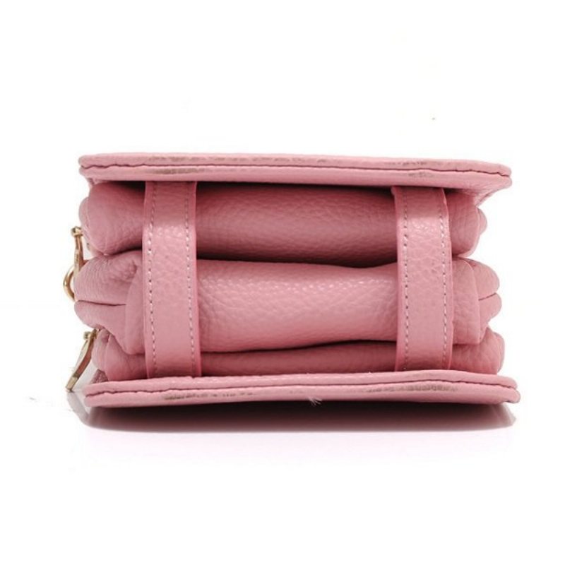 Kobiety Weave Pu Skórzana Torba Crossbody Na Telefon Sling Bag