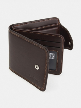 Mężczyźni Kobiety Business Casual Pu Leather Hasp Posiadacze Kart Portfel Portmonetki