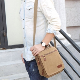 Męska Płócienna Torebka Ipad Torba Outdoor Crossbody