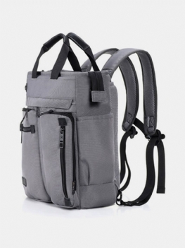 Męski Wielofunkcyjny Nylonowy Wodoodporny Plecak Business Solid Crossbody Torby Outdoor Torebki