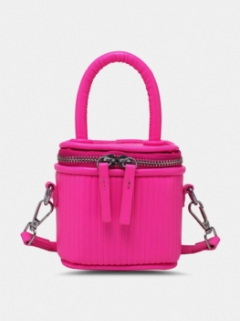 Moda Damska Ze Sztucznej Skóry Zakupy Stałe Cukierki Jasny Kolor Mini Torebka Crossbody Bag