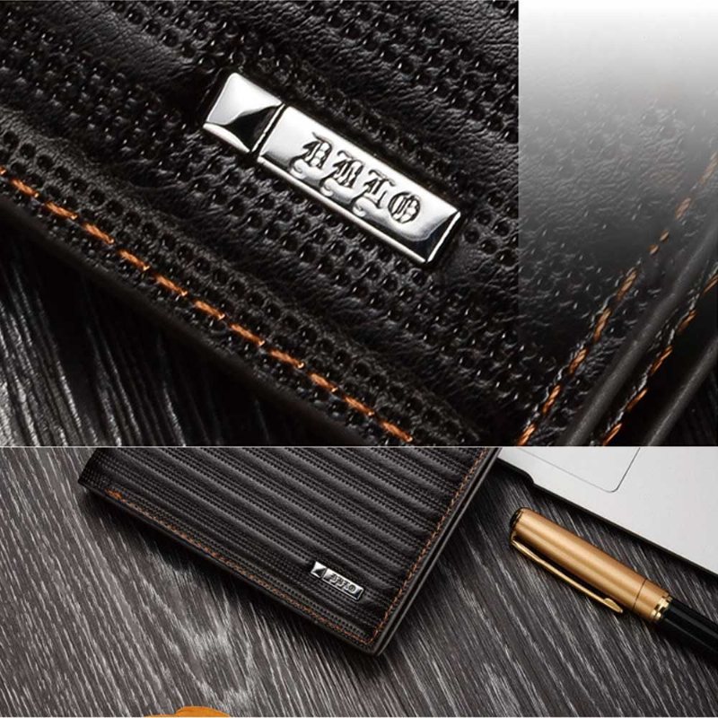 Najwyższej Klasy Portfel Biznesowy Ze Skóry Pu Dla Mężczyzn Etui Na Dowód Osobisty Torebka Slim Clutch
