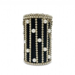 Pearl Rhinestone Hollow Pen Holder Torba Na Ramię Crossbody
