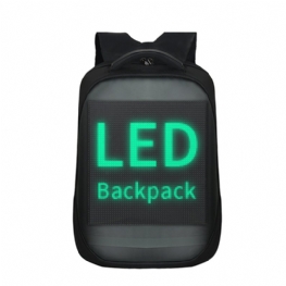 Plecak Z Wyświetlaczem Led Dla Kobiet Mężczyzn Inteligentne Plecaki Na Laptopa Wodoodporna Torba Outdoor Walking Reklama Billboard Wifi Torby