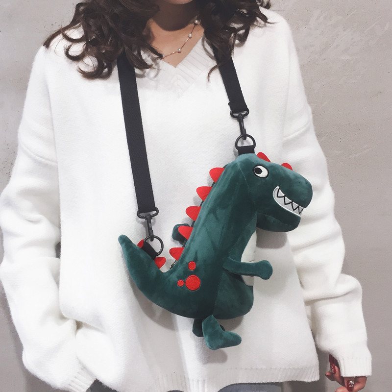 Torba Na Ramię Z Kreskówkową Lalką Dinozaur