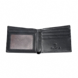 Wielowarstwowa Jakość Prawdziwej Skóry Wąskie Portfele Bifold Vintage Klips Na Pieniądze Prezenty Dla Mężczyzn Boy