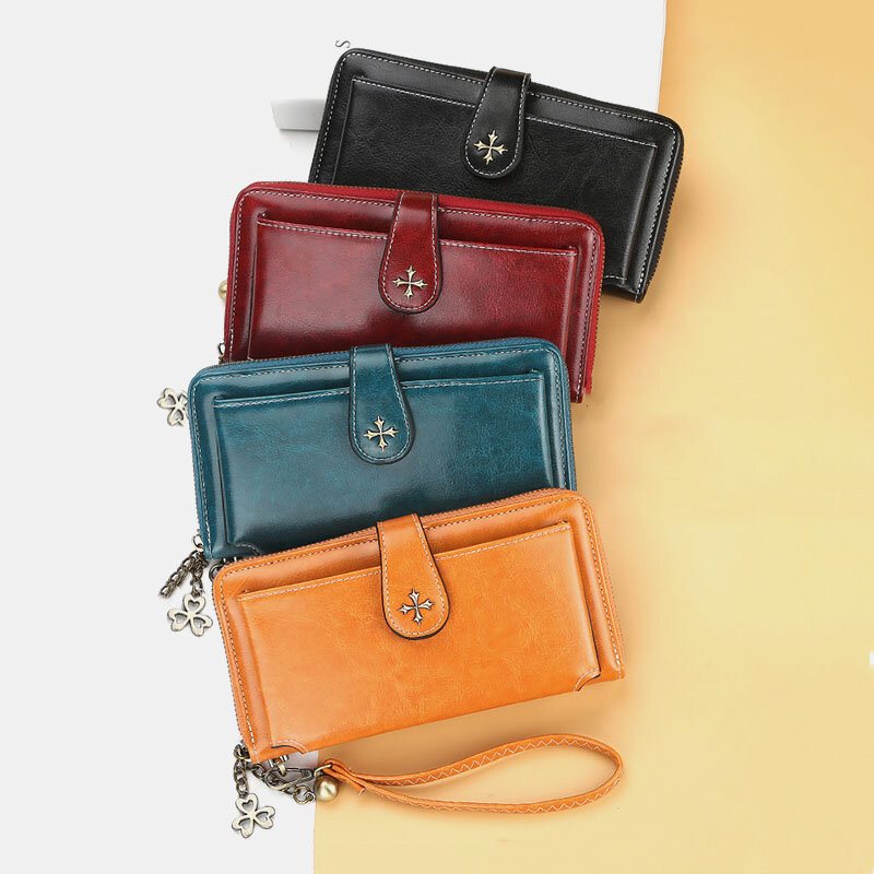 Zipper Casual Card Holder Phone Bag Portfel Torebka Dla Kobiet