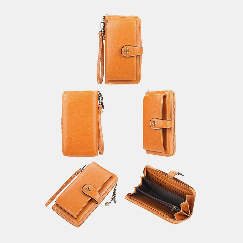 Zipper Casual Card Holder Phone Bag Portfel Torebka Dla Kobiet