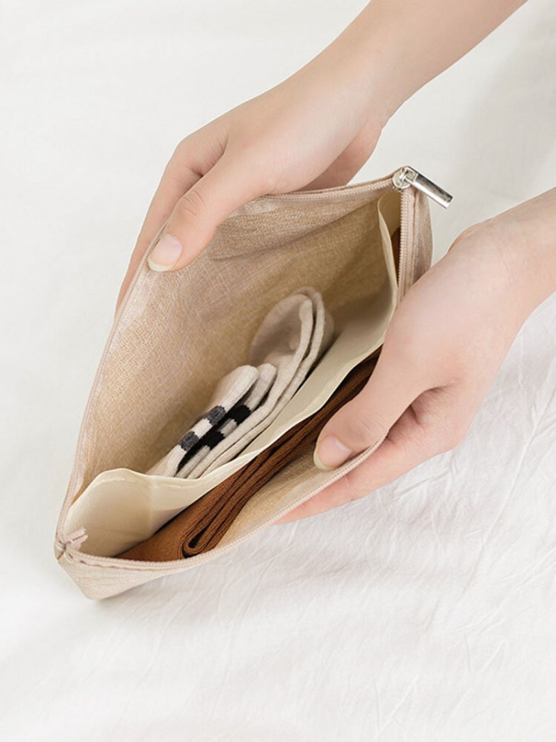 1 Szt. Wodoodporny Biustonosz Bielizna Travel Business Zipper Z Odpinaną Małą Kieszenią Torba Przenośna Do Przechowywania Organizera