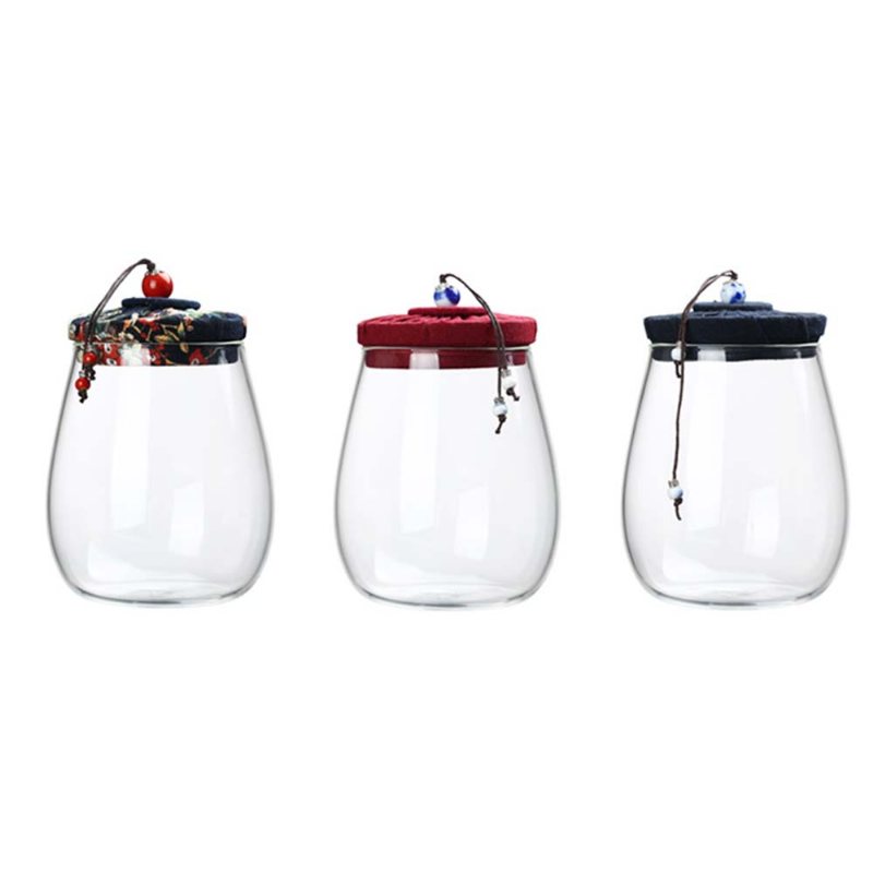 Przezroczysty Szklany Dzbanek Do Herbaty Cork Sealed Do Candy Tea Pot