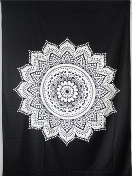 210x148cm Czeski Narzuta Indyjska Etniczna Mandala Ścienna Wisząca Hippie Tapestry Dorm Decor
