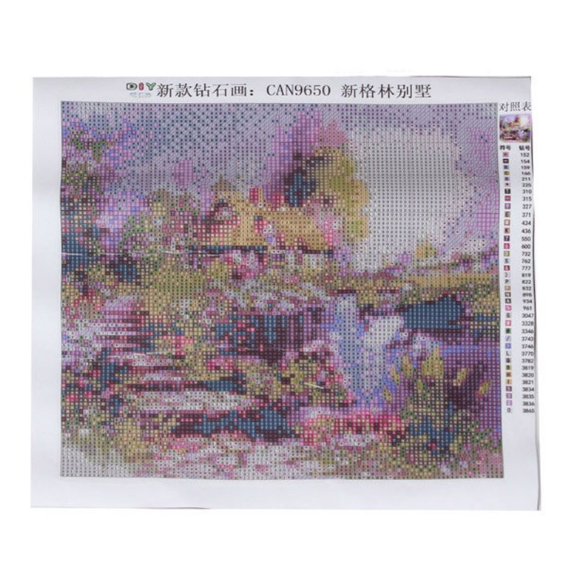 25x25cm Diy Dream Home Diament Malarstwo Decor Zestawy Do Haftu Krzyżykowego
