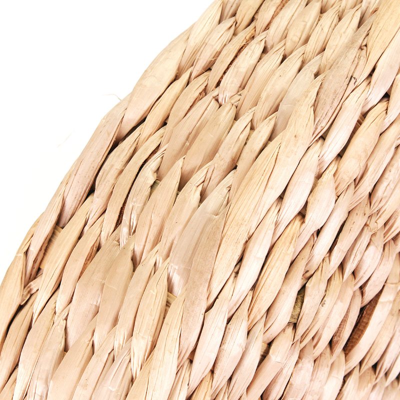 50x6cm Gruba Okrągła Pufa Tatami Naturalna Mata Do Medytacji Ze Słomy Poduszka Podłogowa Z Wikliny Do Jogi