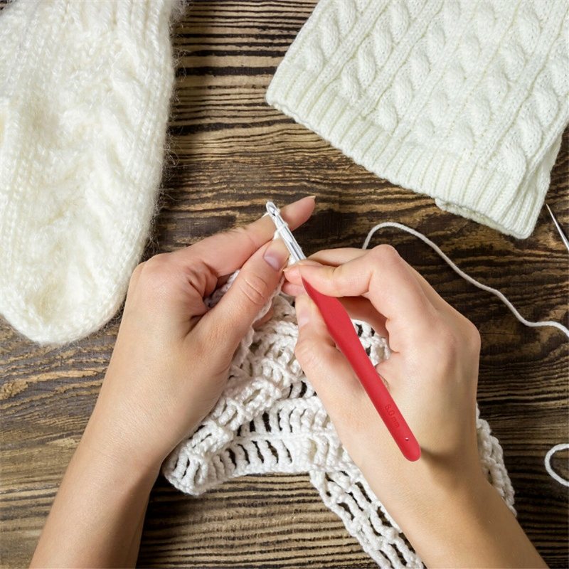 53 Szt. Zestaw Szydełkowy Przędza Splot Szydełko Igły Knitting Accessorries Craft Crochet Set