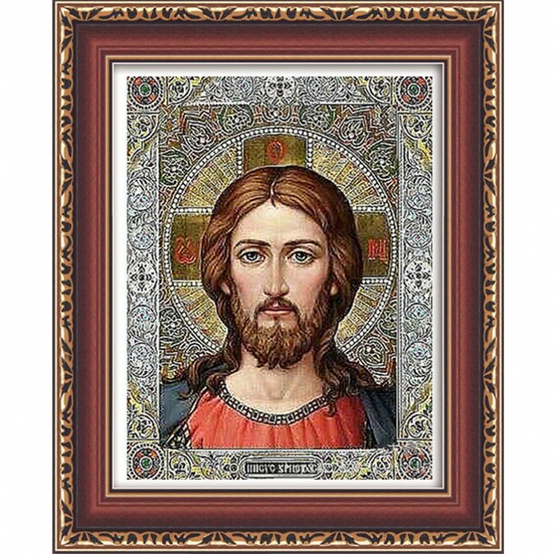 5d Okrągły Diament Malarstwo Diy Cross Stitch Wystrój Domu Haft Religijny Prezent