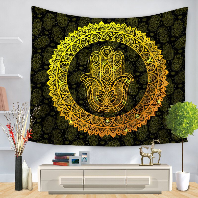 Czeski Mandala Tarot Constellation Wiszące Gobeliny Ścienne Strona Główna Sztuka Do Salonu Decor Ręczniki Plażowe