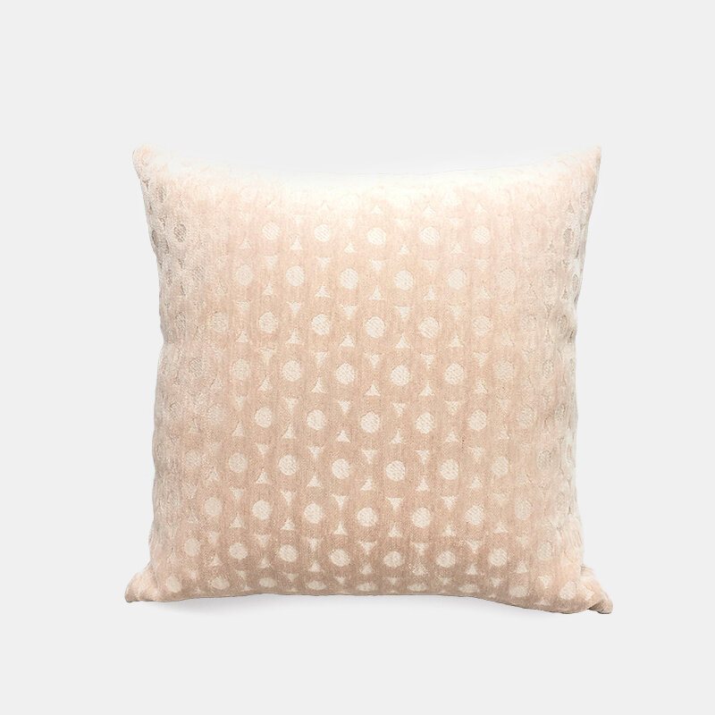 Jednolity Kolor Chenille Geometryczne Żakardowe Koło Sofa Poduszka Biurowa Na Drzemkę Sypialnia Poszewka Na Poduszkę Samochodową