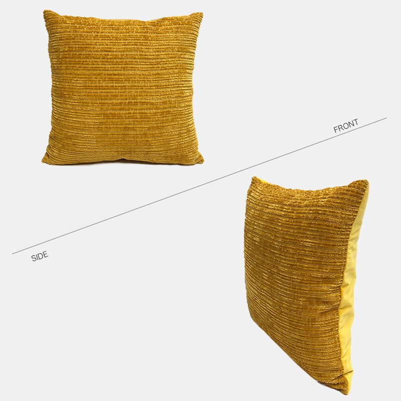 Nordic Jednokolorowa Poduszka Tekstura Sofa W Paski Nocna Poszewka Na Poduszkę Do Salonu