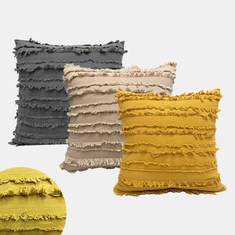 Nordic Wind Tassel Poduszka Sofa Do Salonu Miękka Poszewka Na Poduszkę