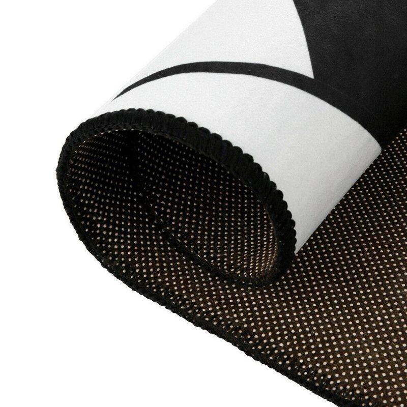 Ouniman Kudłaty Prostokątny Dywan Kreatywny 3d Nowoczesne Dywaniki Akcentowe Antypoślizgowe Czarny Biały Kratę Sprawdź Współczesny Luksusowy Zmywalny Salon Jadalnia Sofa Dom Sypialnia Mata Podłogowa