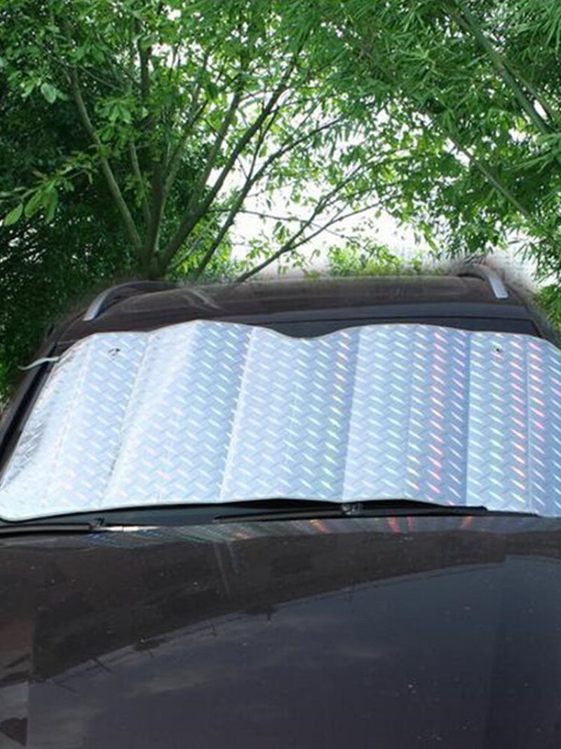 Przednia Szyba Samochodu Uv Laser Osłona Przeciwsłoneczna Blokada Ekranu 150 cm X 80 cm Składana