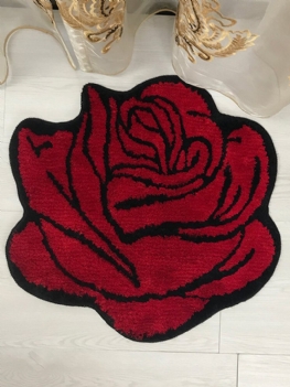 Rose Dywan Salon Sypialnia Stół Dywaniki Kuchnia Łazienka Maty Przeciwpoślizgowe Kryty Kwiatowy