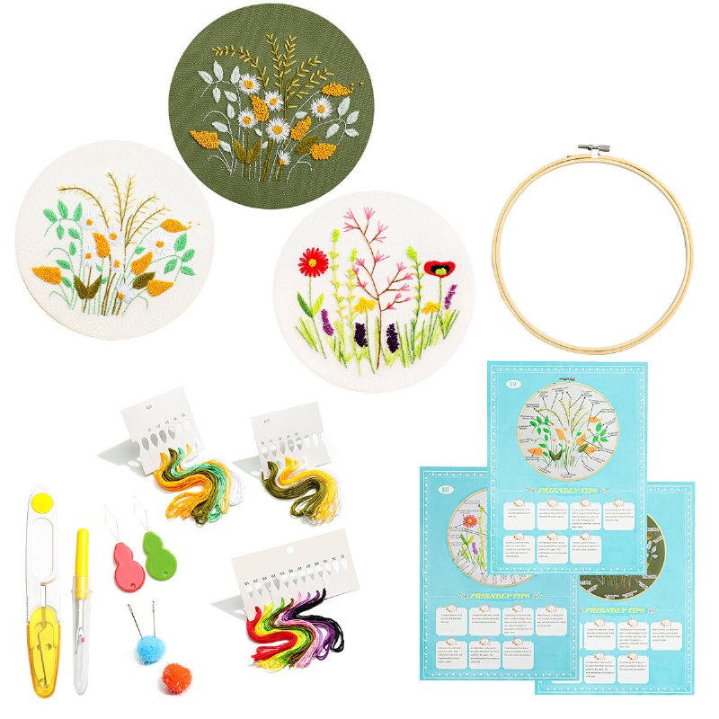 Zestaw Nowoczesnych Narzędzi Do Haftu Diy Robótki Rzemieślnicze Do Haft Bawełniany Malowanie Hoop Home Decor