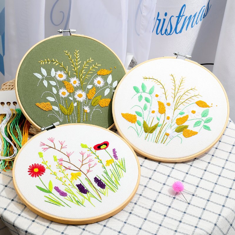 Zestaw Nowoczesnych Narzędzi Do Haftu Diy Robótki Rzemieślnicze Do Haft Bawełniany Malowanie Hoop Home Decor