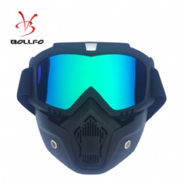 Bollfo Harley Retro Maska Na Twarz Gogle Motocrossowe Taktyczne Wiatroodporne Okulary