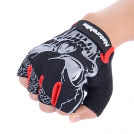 Mężczyźni Kobiety Outdoor Wygodne Sportowe Rękawiczki Rowerowe Half Finger Oddychające Antypoślizgowe Miękkie Odporne Na Wstrząsy Do Rowerów Górskich