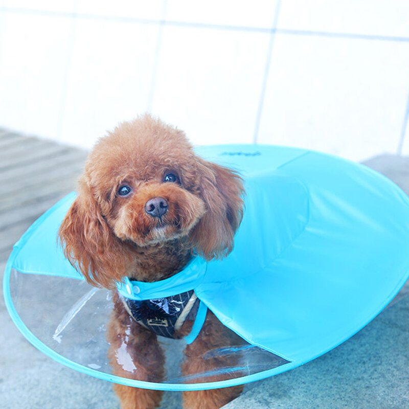 2 Kolory Pet Dog Ufo Kształt Wodoodporny Płaszcz Przeciwdeszczowy Dog Raincape