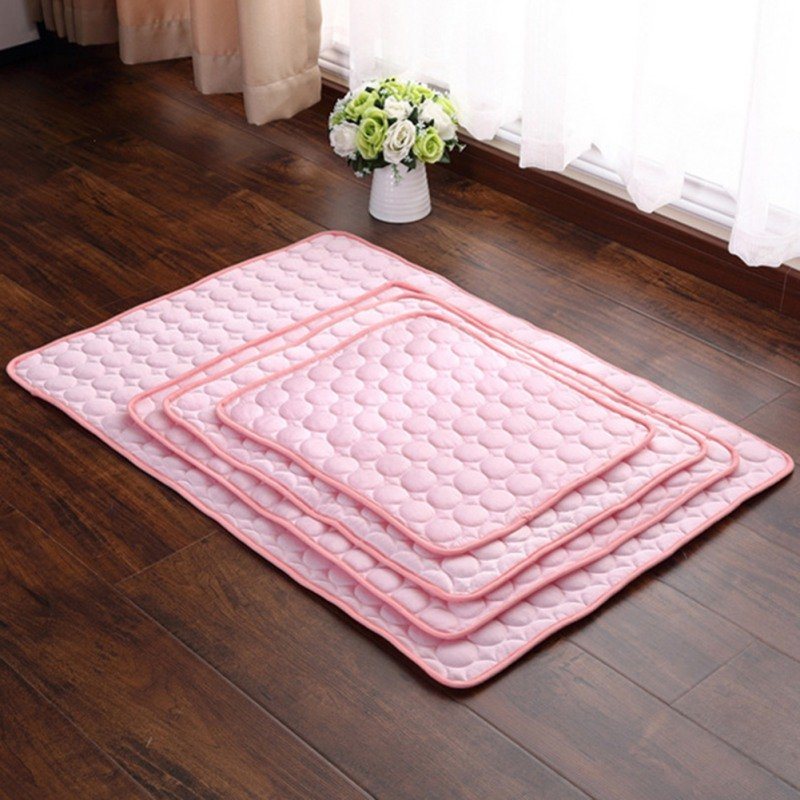 3 Kolory Lodowy Jedwab Pet Letnia Mata Chłodząca Pies Kot Summer Ice Cool Mat Pad