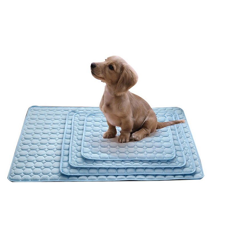 3 Kolory Lodowy Jedwab Pet Letnia Mata Chłodząca Pies Kot Summer Ice Cool Mat Pad