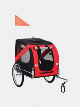 Pet Bike Trailer Dog Carrier Dla Psów I Zwierząt Domowych Z Trwałą Ramą Oddychająca Siatka Ochronna Pet Cart Łatwy Montaż