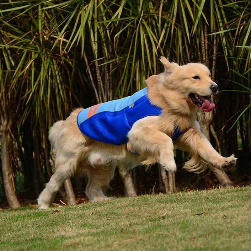 Pet Dog Cool Vest Oddychająca Wygodna Odzież Chłodząca Z Filtrem Przeciwsłonecznym Kurtka Dla Zwierząt Domowych